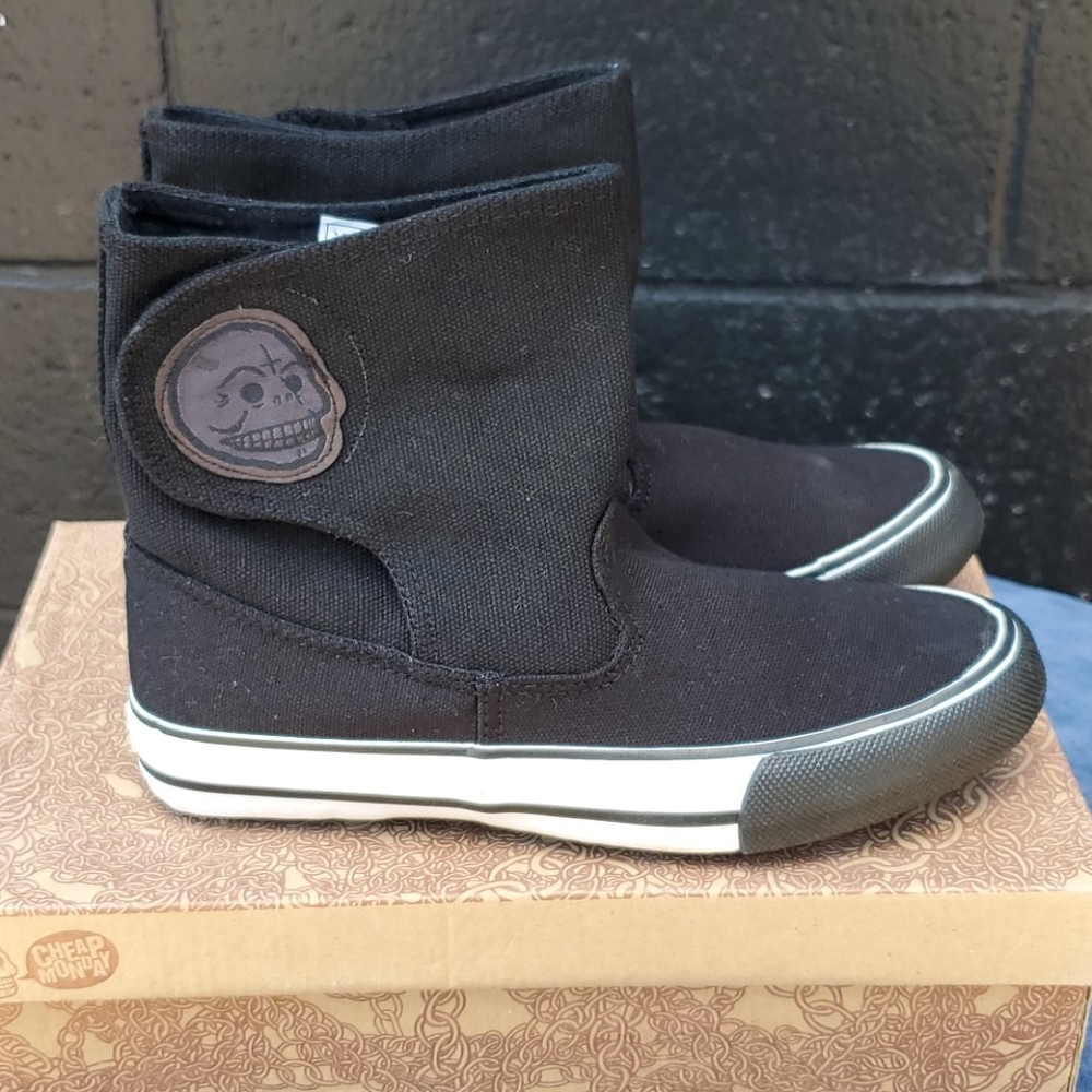 Black canvas boots - Picture 3 of 6